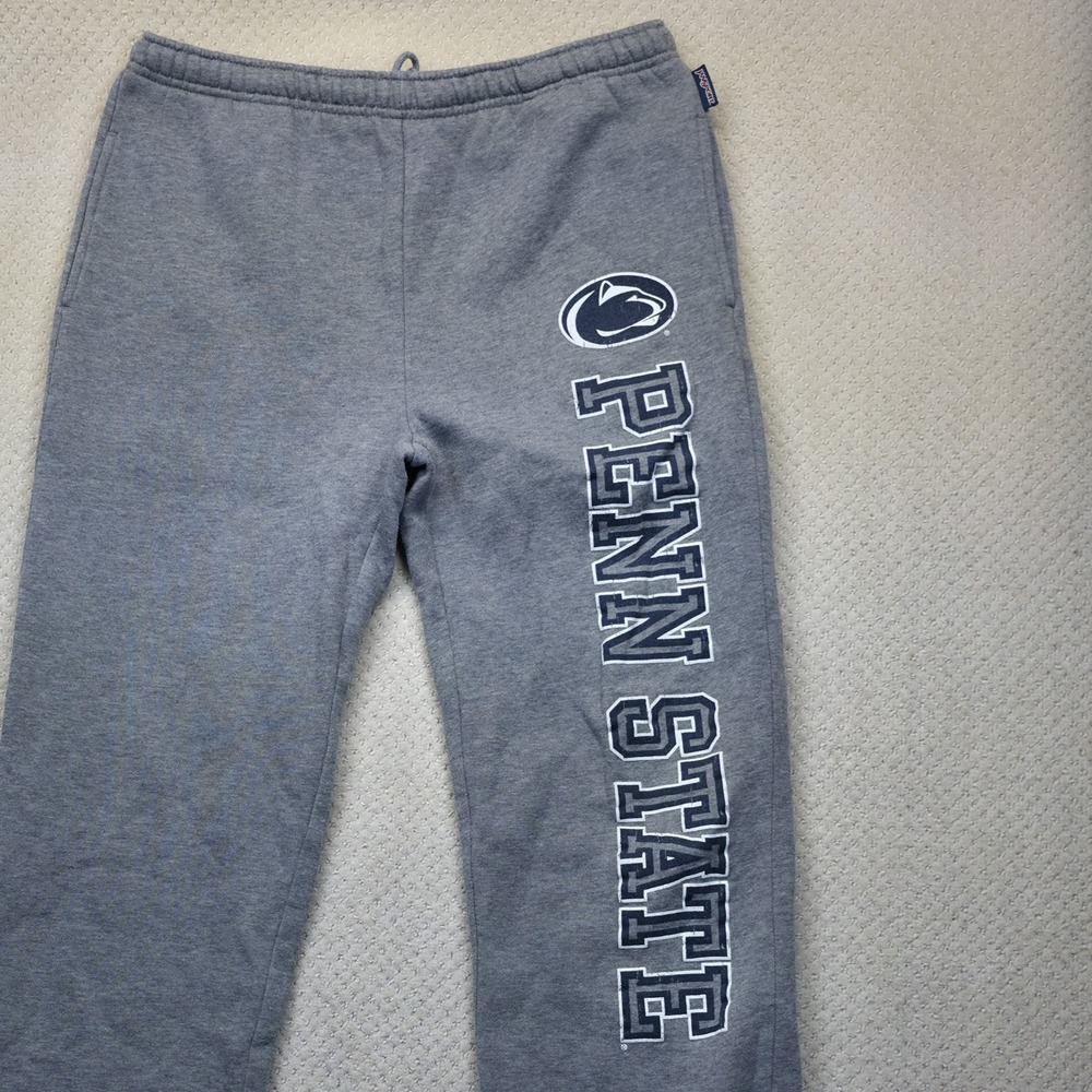 Y2K Penn State Sweatpants Jansport Mens S Gray Nittany Lions NCAA 2010 College‎